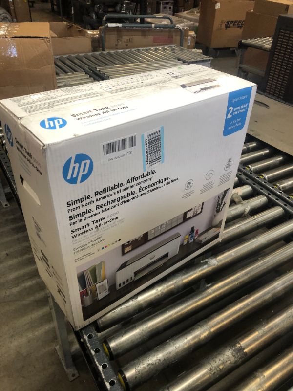 Photo 3 of HP Smart Tank 5000 Wireless All-in-One Ink Tank Printer mobile print, scan, copy, white, 17.11 x 14.23 x 6.19