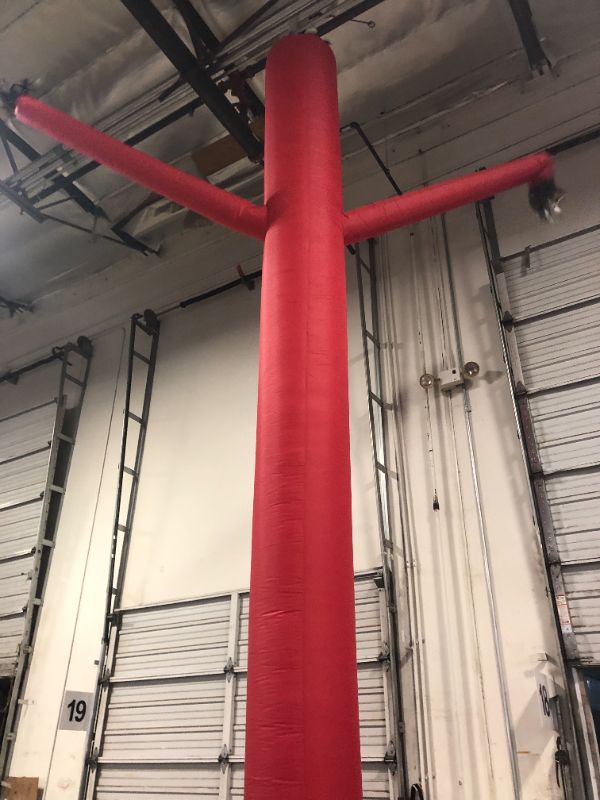 Photo 4 of MOUNTO 20ft Air Inflatable Tube Guy Puppet Dancing Man with 1HP Blower Complete Set (Red)