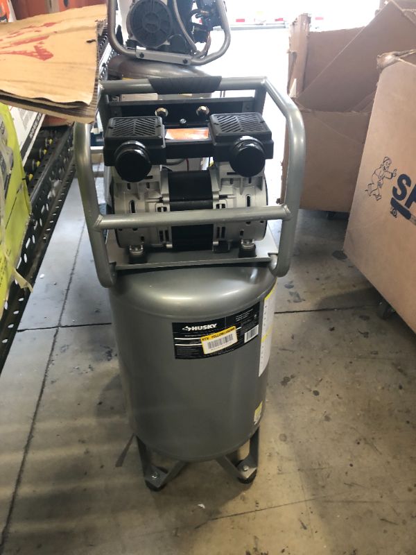 Photo 1 of 20 Gal. Vertical Electric-Powered Silent Air Compressor
