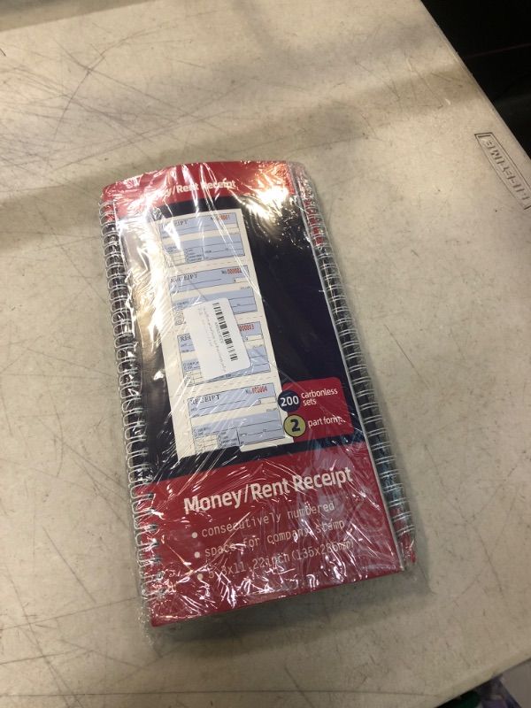 Photo 1 of 2 PC MONEY AND RENT RECEIPT BOOK  