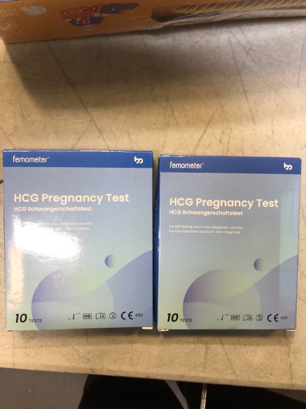 Photo 3 of 2 pACK! Pregnancy Tests Strips, Over 99% Accurate and Clear Detection for Home Pregnancy Test, 10 Count Individually Wrapped Pregnancy Strips, Clear HCG Test 10 Count (Pack of 1)