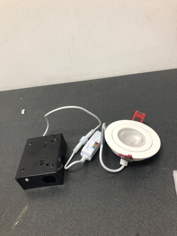 Photo 1 of Construction and Remodel Color Ultra-Spot Canless Recessed Integrated LED Kit
