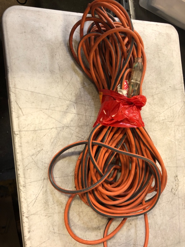 Photo 1 of 14 GAUGE 100 FT ORANGE EXTENSION CORD 