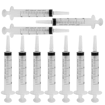 Photo 1 of 20ml Syringe for Liquid, Measuring Liquids,Scientific Labs, Measurement, Dispensing- 10 Pack
