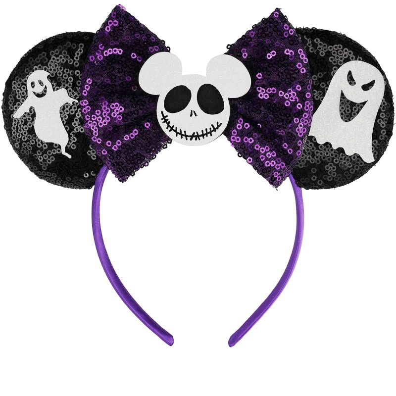 Photo 1 of 2 PCS FANYITY Mouse Ears, Sequin Mouse Ears Headband for Boys Girls Women halloween&Disney Trip (YL)