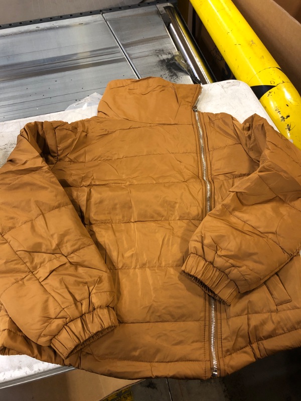 Photo 1 of Fazortev Women's Winter Puffer Jack oats Quilted Outerwear with Pockets SMALL