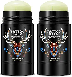 Photo 1 of 2pack Tattoo Aftercare Butter Balm, 2.6 oz, Old & New Tattoo Moisturizer Healing Brightener for Color Enhance, Natural Organic Tattoo Cream EXP 01/05/26
