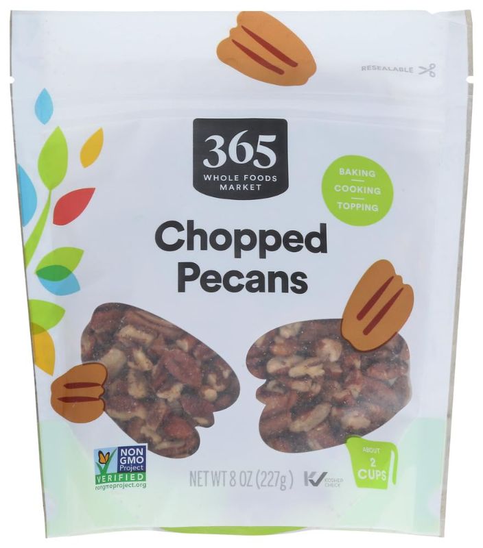 Photo 1 of 365 by Whole Foods Market, Chopped Pecans, 8 Ounce Pecans 8 Ounce (Pack of 1)
EXP 02/10/24