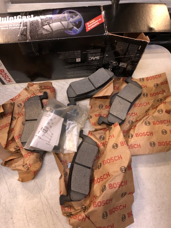 Photo 2 of BOSCH BC1279 QuietCast Premium Ceramic Disc Brake Pad Set - Compatible With Select Ford Expedition; Lincoln MKT, Navigator; REAR