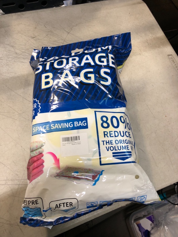 Photo 1 of 8 PC JUMBO VACUUM STORAGE BAG 