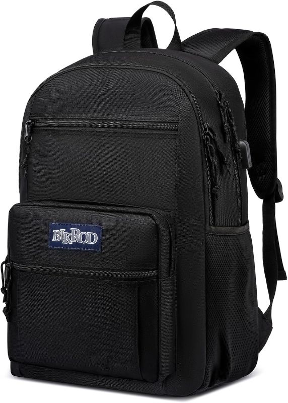 Photo 1 of BIKROD School Backpack for Teen Boys and Girls, Lightweight Casual Laptop Backpack with USB Charging Port, Daily-use Travel Backpack for Men and Women College Bookbag Gift
