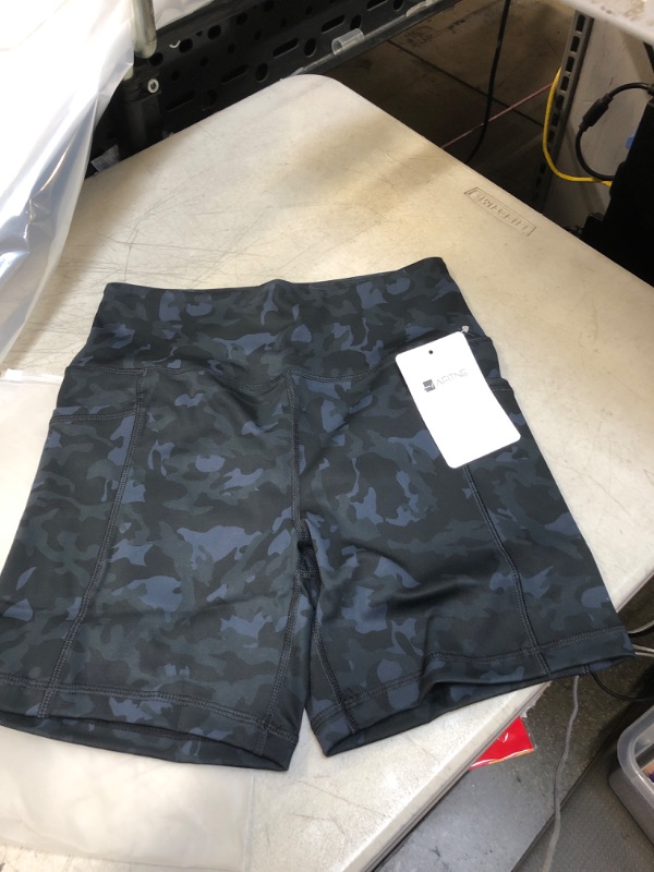 Photo 1 of DARK COLOR CAMO WORKOUT SHORTS ( SIZE: SM ) 