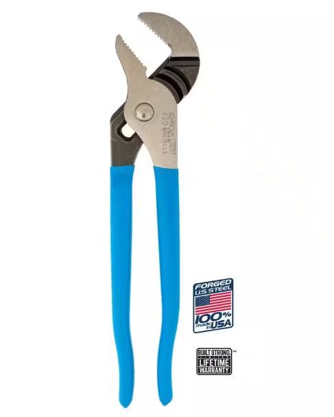 Photo 1 of 9-1/2 in. Tongue and Groove Slip Joint Plier