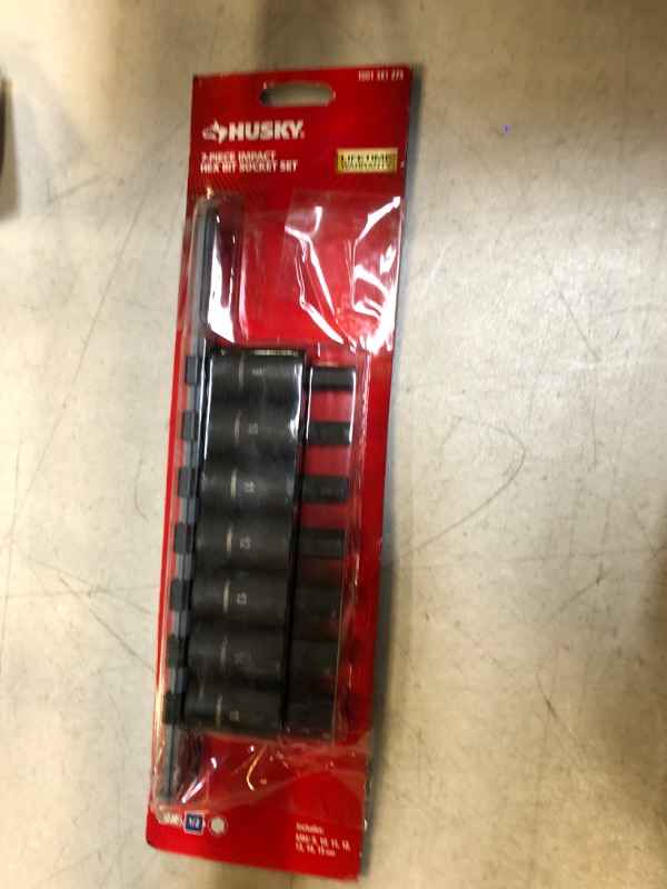 Photo 2 of 1/2 in. Drive Hex Bit Impact Socket Set MM (7-Piece)