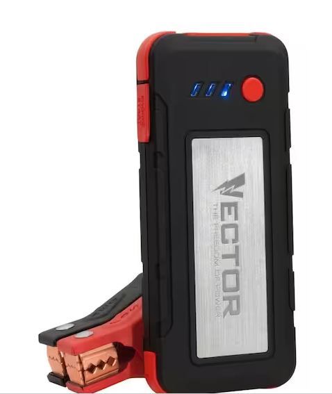 Photo 1 of 1600 Peak Amp Automotive Lithium Jump Starter, Portable Power – 15W USB-A & USB-C
