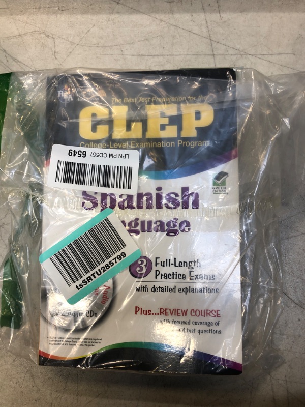 Photo 2 of Best Test Preparation For The Clep Spanish Language by Lisa J Goldman
