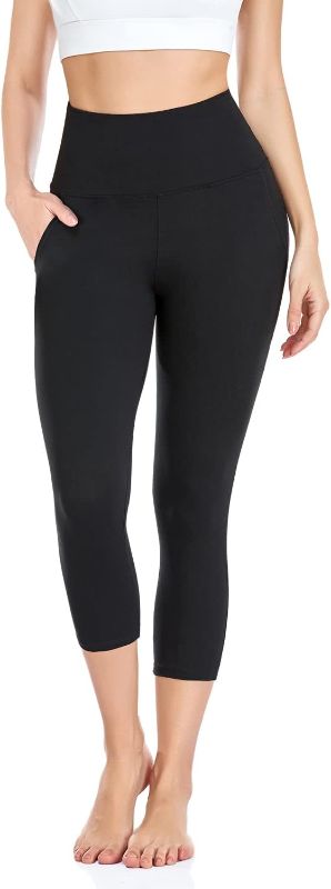 Photo 1 of Capri Leggings for Women with Pockets - High Waisted Tummy Control No See Through Workout Soft Yoga Pants
SIZE- 10
