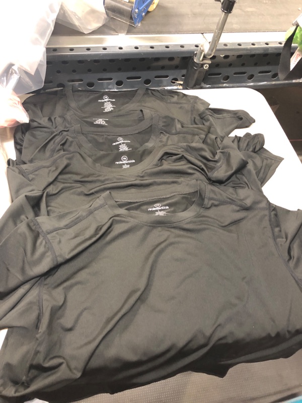 Photo 1 of 5 PC BLACK WORKOUT SHIRTS ( LARGE 
) 