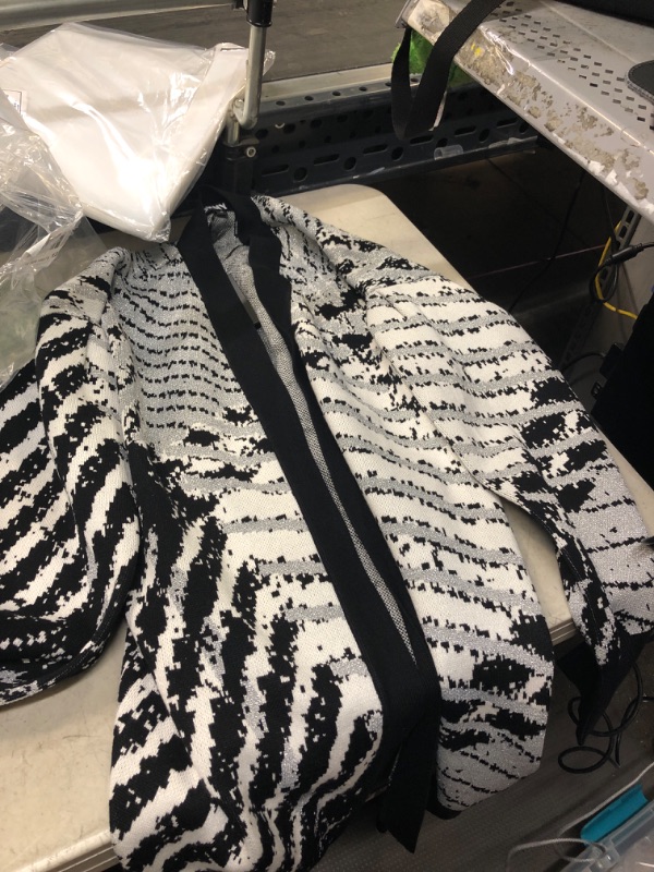 Photo 1 of BLACK AND WHITE CARDIGAN ( SIZE:XS)