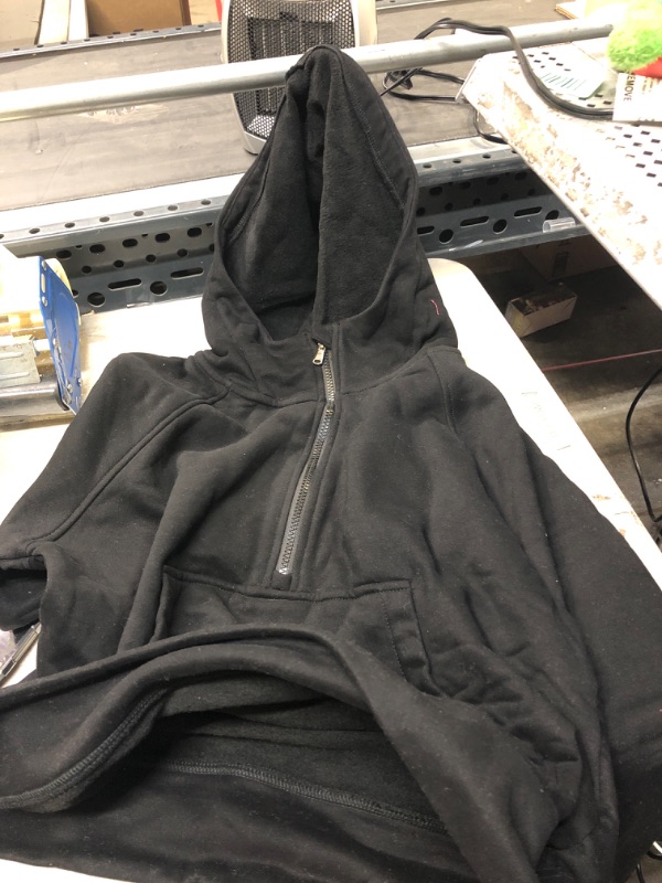 Photo 1 of BLACK HOODED JACKET ( SIZE: SMALL ) 