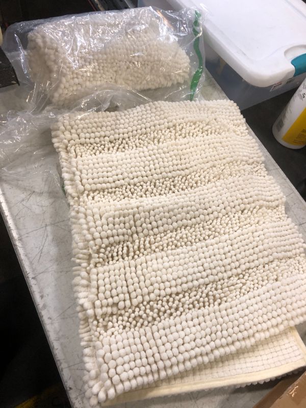 Photo 1 of 2 PCS BATHROOM MAT CREAM