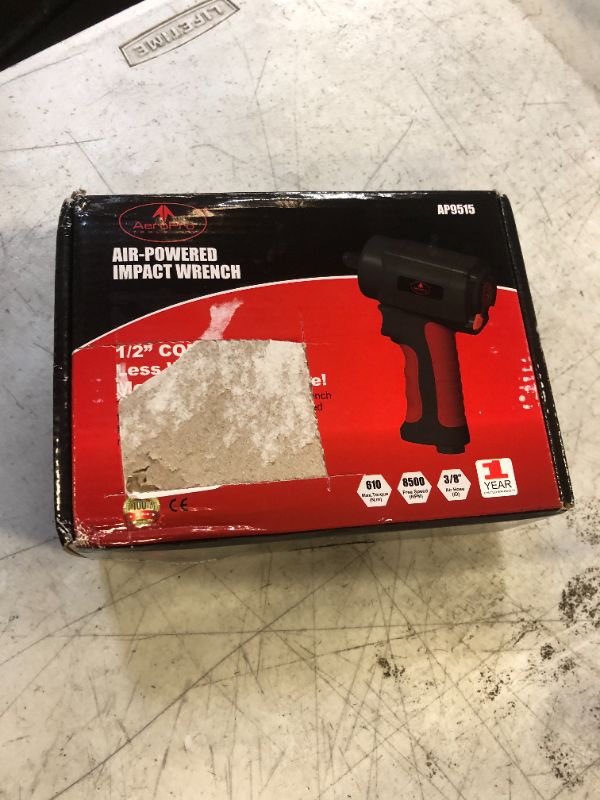 Photo 3 of AEROPRO TOOLS 1/2-Inch composite Mini Air Impact Wrench(AP9515),compact design with 500FT-LBS strong torque