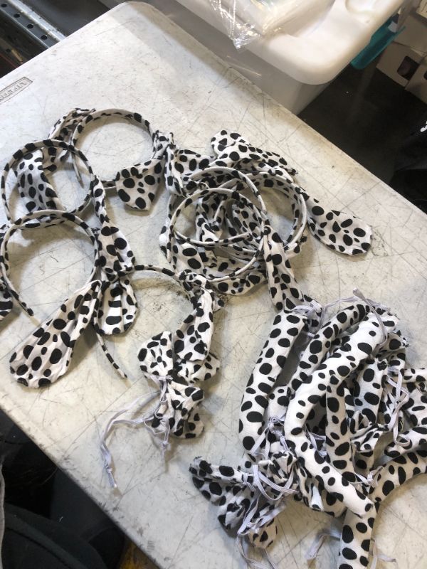 Photo 1 of 8 PCS HEADBANDS,BOWS AND TAILS DALMATION