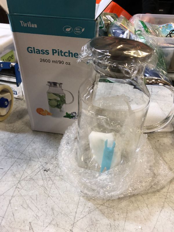 Photo 1 of 90 OZ GLASS PITCHER