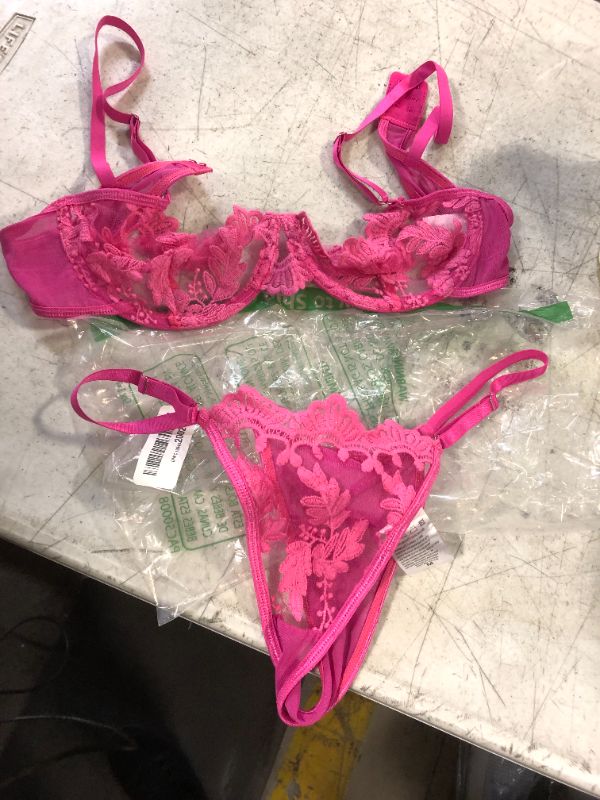 Photo 1 of 2 PCS LINGERIE PINK MEDIUM