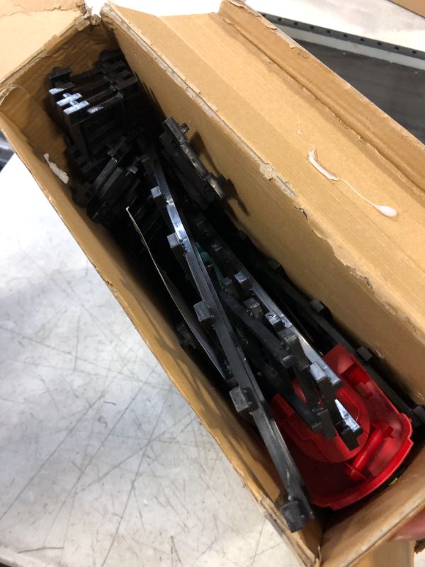 Photo 1 of Train Set with Smoke, Sound and Light, Electric Train Track Toy Under Christmas Tree, Christmas Birthday Gift for 3 4 5 6 7 8+ Year Old Kids, Toddlers, Boys and Girls