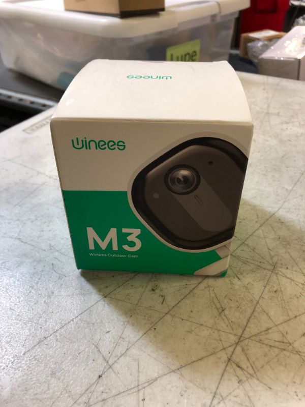 Photo 3 of NEW - SEALED  - winees 4MP Security Camera Outdoor, 2K WiFi Surveillance Camera, Video Home Camera, 2-Way Talk, Night Vision, Siren Alarm, Human/Pet/Sound Detection, 7/24 SD&Cloud Storage, Compatible with Alexa, M3 3.0 white-M3