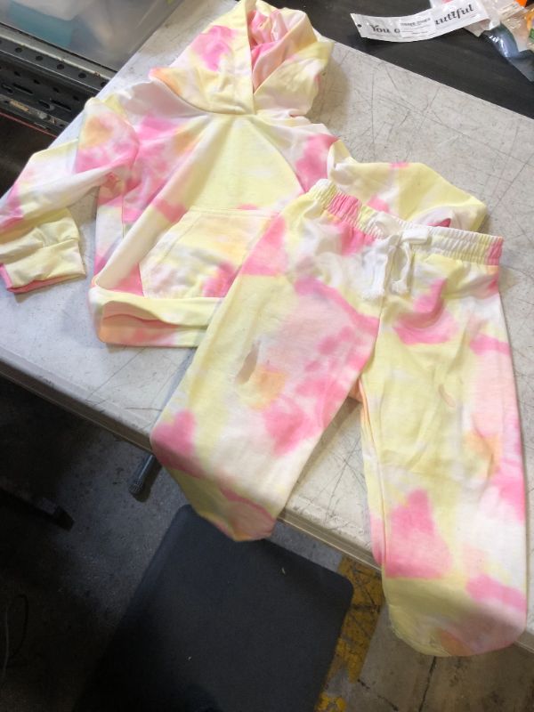 Photo 1 of GIRLS 3T LOUNG OUTFIT HOODIE AND JOGGERS TIE DYE 