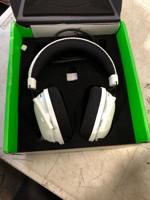 Photo 2 of Razer BlackShark V2 Pro Wireless Gaming Headset: THX 7.1 Spatial Surround Sound - 50mm Drivers - Detachable Mic - for PC, PS5, PS4, Switch, White