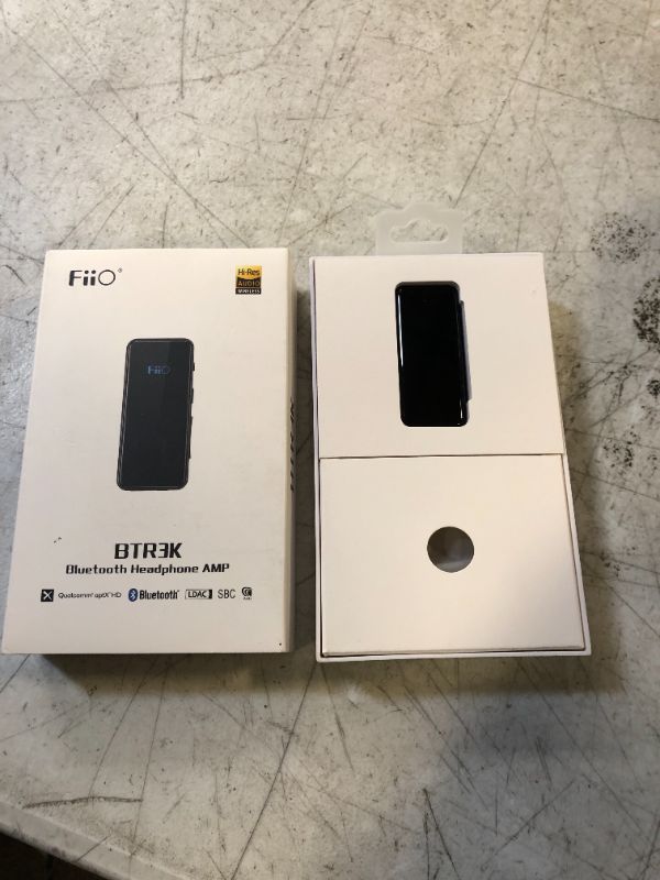 Photo 2 of Fiio BTR3K Receiver Bluetooth 5.0 High Resolution Headphone Amp in Black
