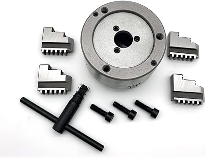 Photo 1 of 100mm 4 Jaw Chuck SANOU 4 Jaw Self-Centering Chuck K12-100 Mini Metal Lathe Chuck Scroll Chuck For Small Lathe
