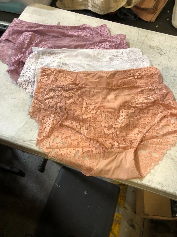 Photo 1 of 6 PCK WOMEN'S LACE UNDERWEAR 3XL