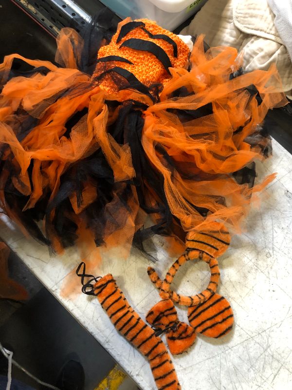 Photo 1 of GIRLS TUTU TIGER COSTUME LARGE