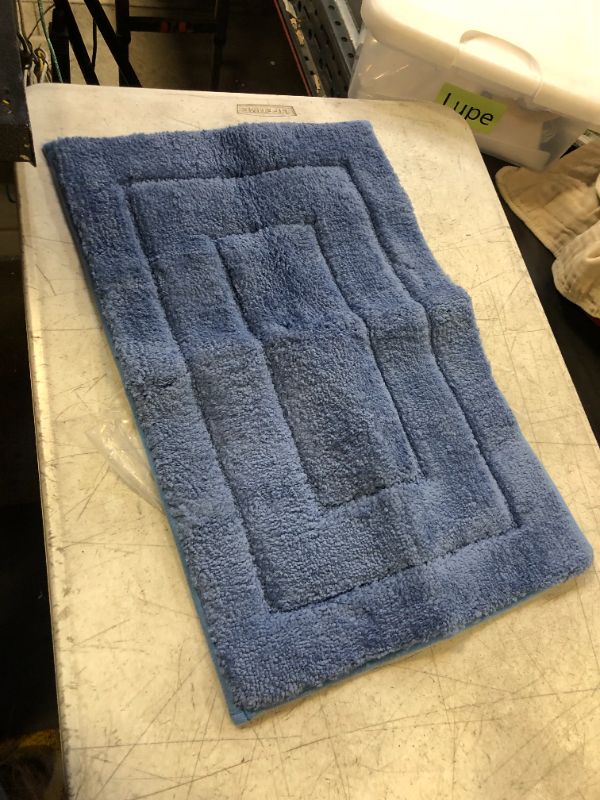 Photo 1 of 24x16 BATHROOM MAT BLUE