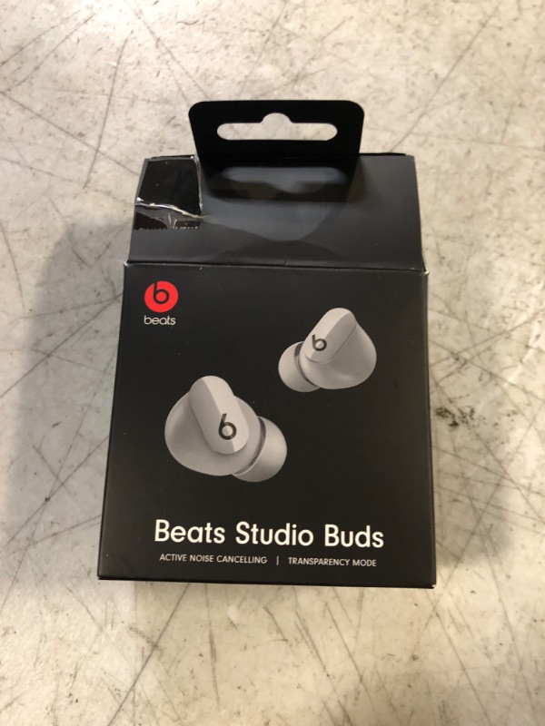 Photo 2 of Beats Studio Buds in Moon Gray with Apple 20W USB-C Power Adapter Moon Gray Studio Buds + Power Adapter