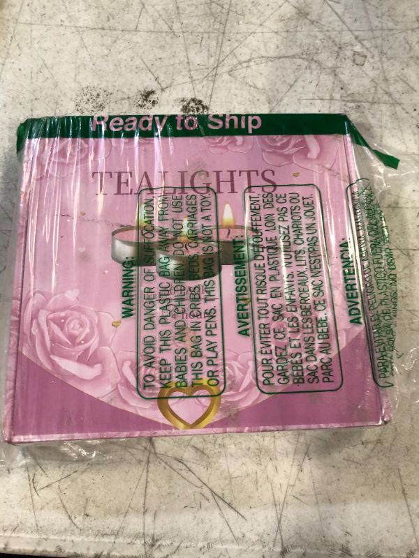 Photo 2 of 50 Pack Tealight Candles, Pink Tea Lights Candles with 4 Hour Burn Time, Unscented Tealight Candles Bulk Great for Valentine's Day Weddings Anniversary 50Pink
