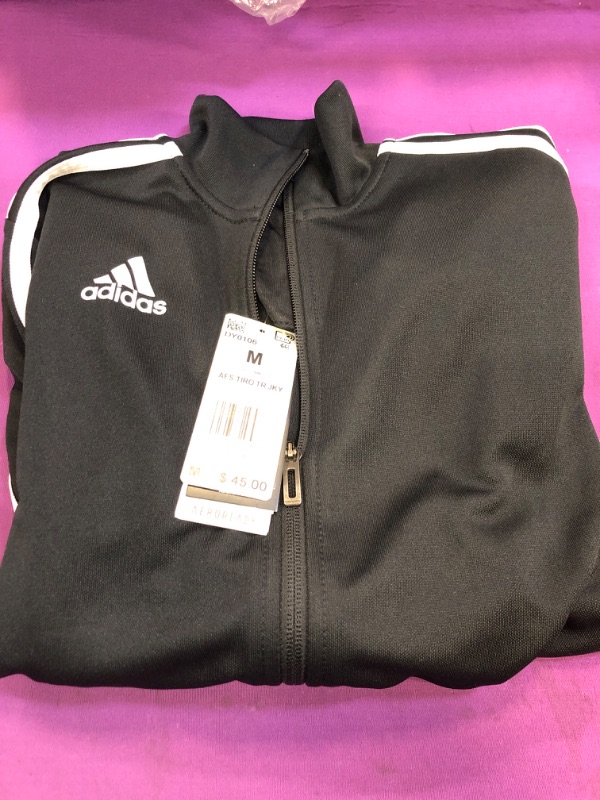 Photo 2 of adidas Boys Tiro Track Jacket Medium Black/White