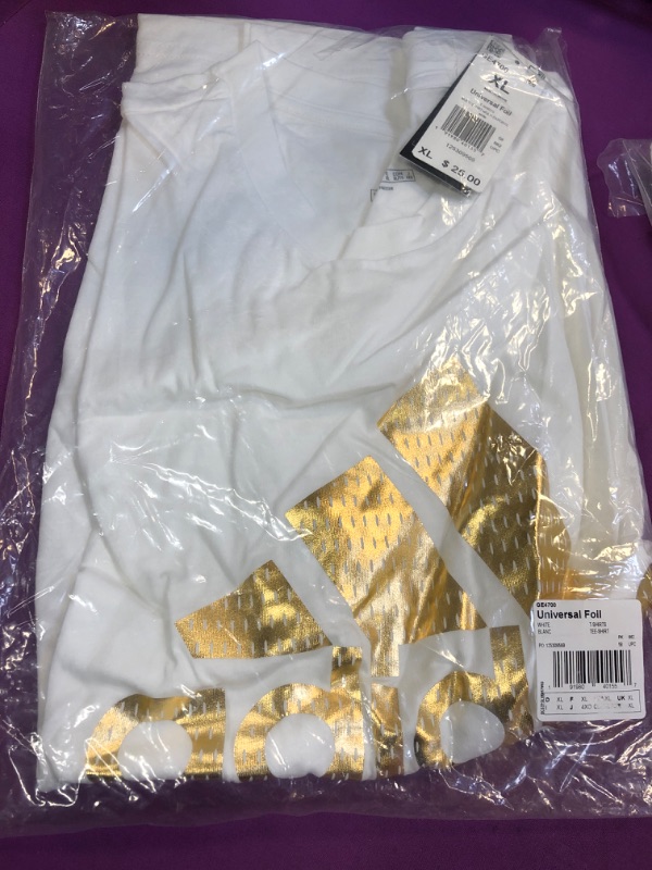 Photo 2 of adidas Men's Universal Foil Graphic Tee White XL