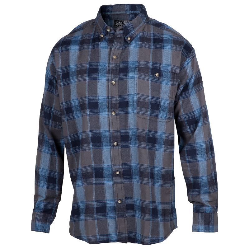 Photo 1 of X LARGE Canyon Guide Men's Long-Sleeve Flannel Shirt OUTFITTERS  - SEE 2ND PHOTO FOR ACTUAL DESIGN