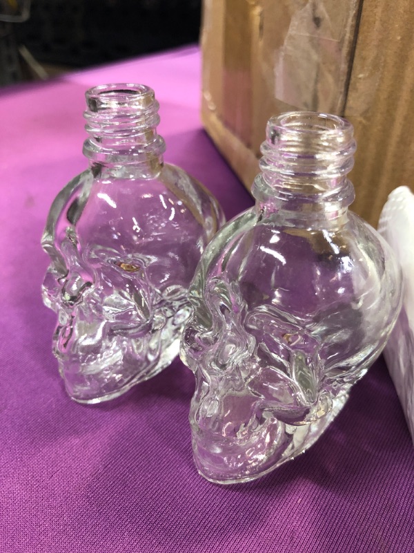 Photo 1 of 8 pcs skull glass dropper