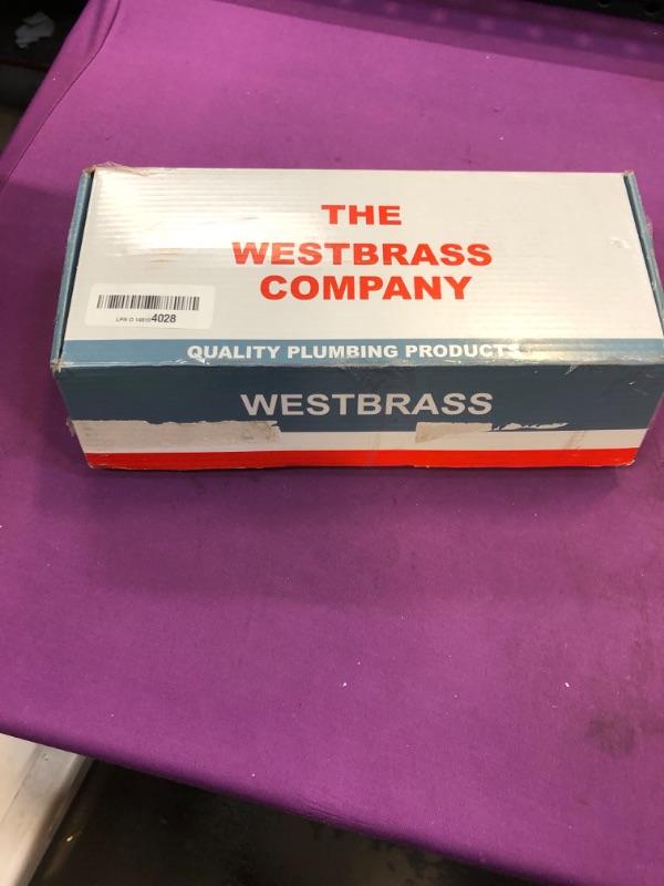 Photo 1 of Westbrass Y593244CP White Tubular Tip-Toe Bath Waste and Overflow Assembly, Polished Chrome 1 Pack Polished Chrome