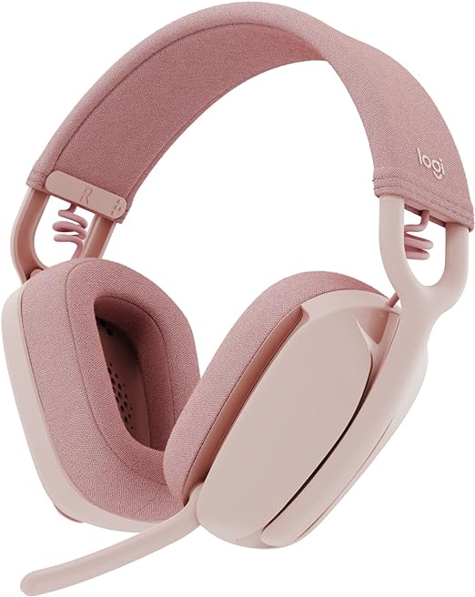 Photo 1 of Logitech Brio 500 1080p Full HD Webcam & Zone Vibe 100 Wireless Headset Kit (Rose)