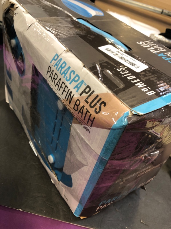 Photo 1 of HoMedics ParaSpa Paraffin Wax Bath | Wax Warmer | Bonus 3 lb Paraffin Wax & 20 Hand Liners | Soothing Hand & Foot Spa | Moisturizing System | Hypoallergenic, Blue