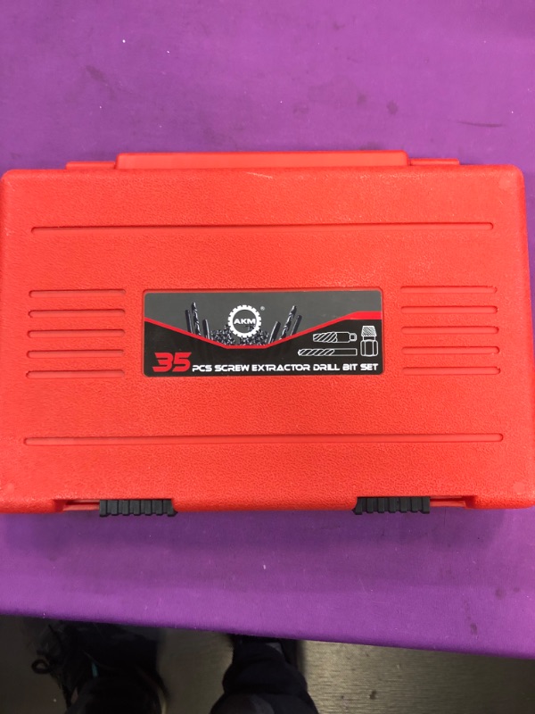 Photo 1 of YESKING 35-Piece Screw Extractors and Drill Bit Set, Multi-spline Extractors, Bolt Extractors, Drill Bits and Spiral Screw Extractor for Removing Broken Studs, Bolts, Socket Screws and Fittings