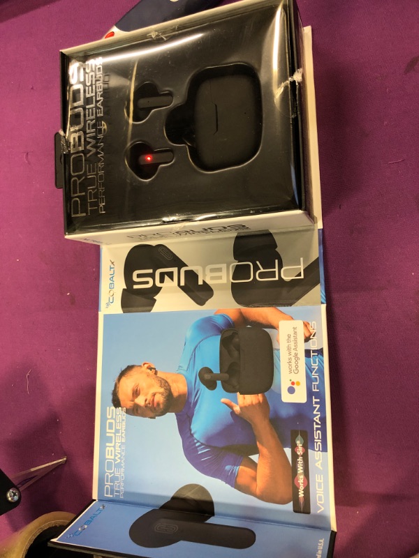 Photo 2 of Cobaltx Probuds True Wireless Earbuds with Charging Case

