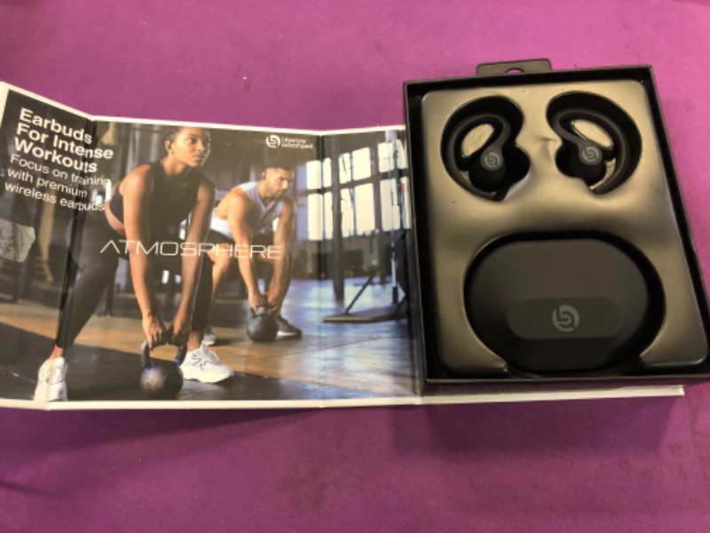 Photo 2 of Lifestyle Advanced Atmosphere True Wireless Performance Bluetooth Earbuds
